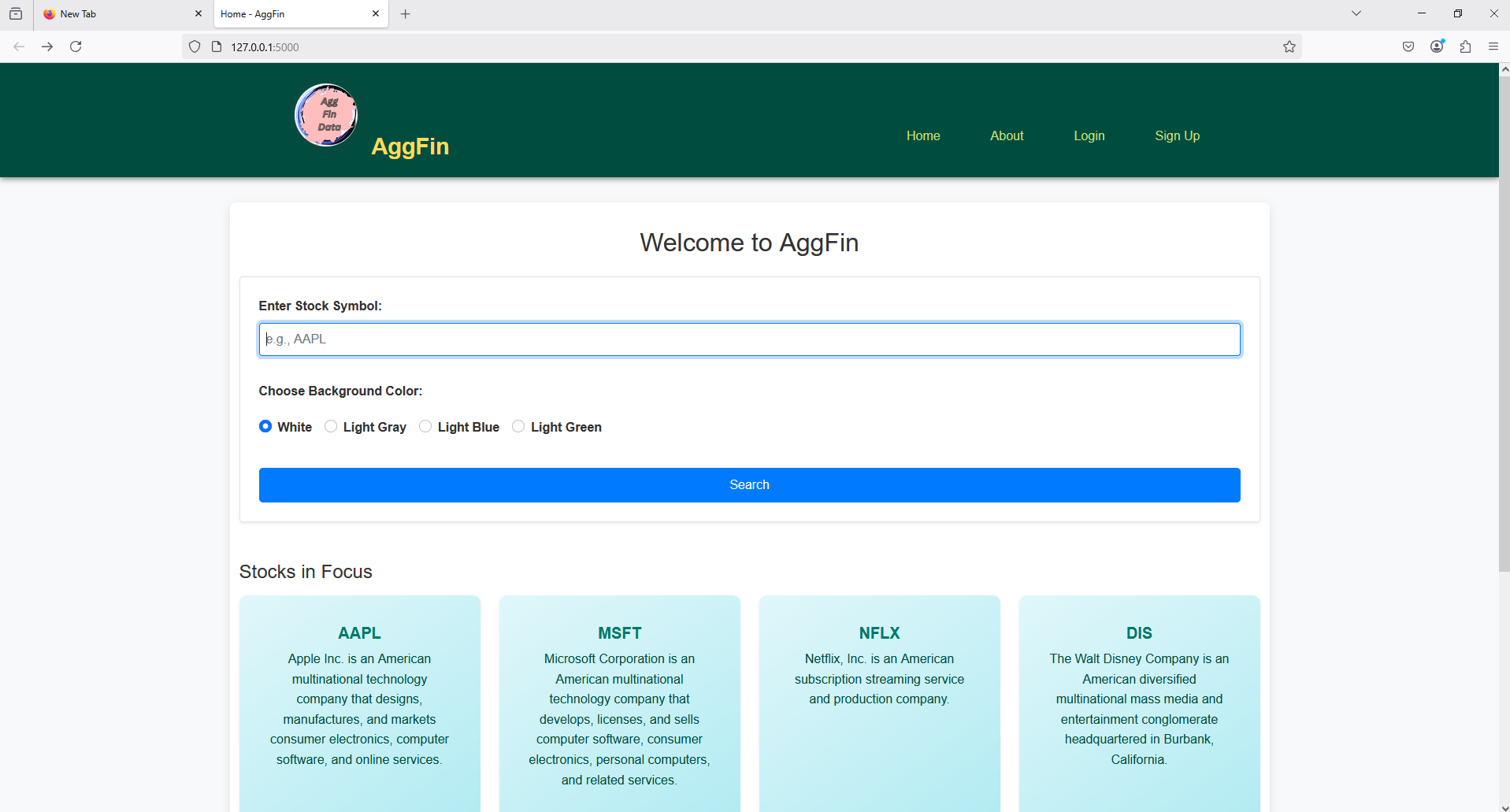 Homepage